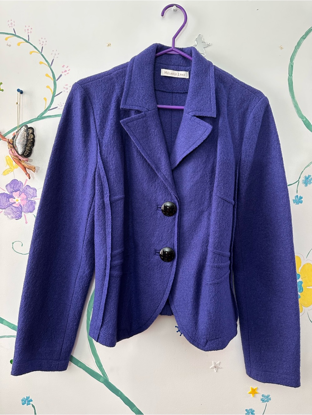 Melanie Lyne 💯 Wool Blazer